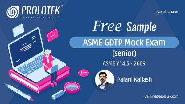 Free Sample ASME GDTP Senior Mock Exam